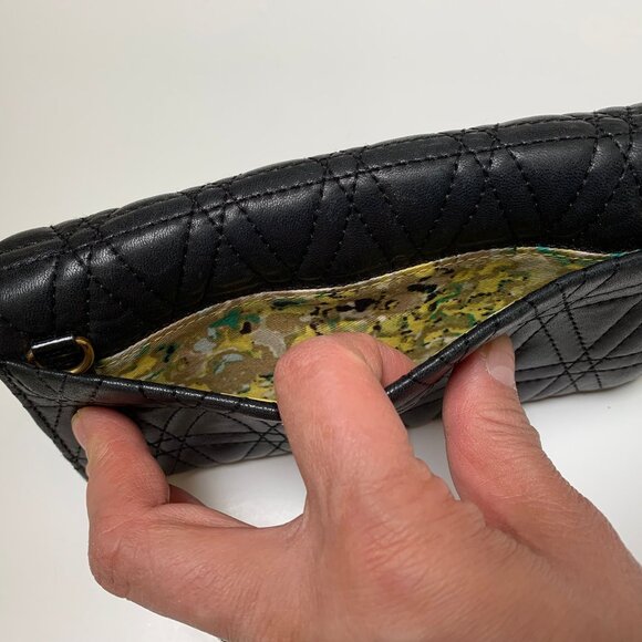 Vintage Marc Jacobs Black Quilted Leather Convertible Long Wallet - Picture 3 of 11